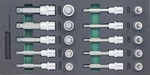 Modul pěnový - zástrčné hlavice XZN 1/2", M5 - M18, 20 ks - JONNESWAY S64H4120KV