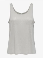 Light grey women's tank top ONLY Frida - Women