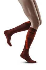 CEP Women's Winter Running Knee-High Socks Dark Orange