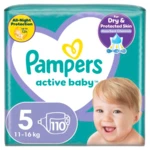 PAMPERS Active Baby plenky vel. 5, 11-16 kg, 110 ks