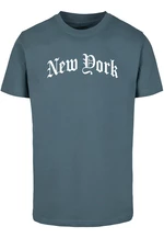 New York Texting Tee dustyblue