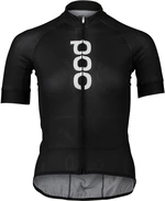 POC Essential Road Women's Logo Jersey Uranium Black/Hydrogen White S Maillot de ciclismo