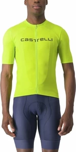 Castelli Prologo Lite Jersey Electric Lime/Deep Green 3XL Maillot de ciclismo