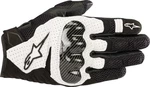 Alpinestars SMX-1 Air V2 Gloves Black/White 3XL Mănuși de motocicletă