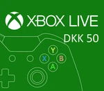 XBOX Live 50 DKK Prepaid Card DK