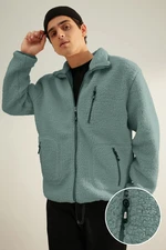 Trendyol Mint Regular Fit Welsoft Plush Coat