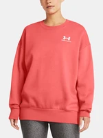 Koralová mikina Under Armour Essential Flc OS Crew