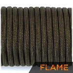 Multifunkčné lano Flame Cord 4 mm – Army Green (Farba: Army Green)