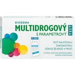 BIOGEMA Multidrogový 5 parametrový test na rýchlu diagnostiku 1 kus