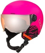 Bollé Quiz Visor Junior Ski Helmet Matte Hot Pink XS (49-52 cm) Cască schi