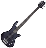 Schecter Stiletto Studio-8 See Thru Black Satin 6-saitiger E-Bass, 6-Saiter E-Bass