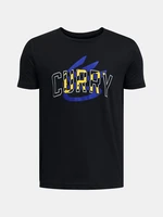 Under Armour Tričko Curry Logo Tee-BLK - Kluci