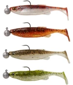 Savage gear gumová nástraha fat minnow t tail rtf clearwater mix 4 ks - 9 cm 7