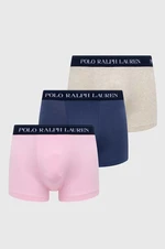 Boxerky Polo Ralph Lauren 3-pack pánské, tmavomodrá barva, 714830299