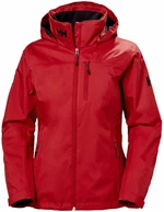 Helly Hansen Women's Crew Hooded Midlayer Bunda Red XS