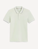 Men's Light Grey Polo Shirt Celio Decolrayeb