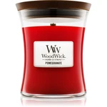 Woodwick Pomegranate vonná svíčka s dřevěným knotem 275 g