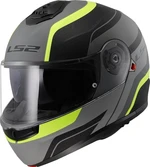 LS2 FF908 Strobe II Monza Matt Black/Hi-Vis Yellow XS Helm