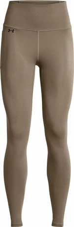 Under Armour Women's UA Motion Full-Length Leggings Taupe Dusk/Black S Fitness spodnie