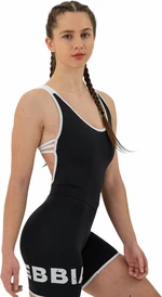 Nebbia Workout Jumpsuit 5" Hammies Black L Fitness nohavice