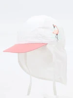 Yoclub Kids's Girls' Summer Hat With Neck Protection CLE-0120G-0100