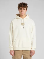 Cream men's hoodie Lee - Men's