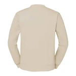 Beige Men's Sweatshirt Set-in Sweat Fruit of the Loom