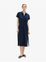 Dark blue Ladies Shirt Midishdresses Tom Tailor - Women