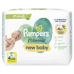 PAMPERS Harmonie New Baby Plastic Free Vlhčené obrúsky 4 x 46 ks