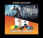 Project Zomboid + Tabletop Simulator Steam Account