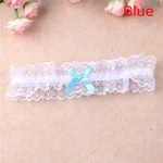 Women Bow Leg Ring Sexy Lingerie Lace Floral Garter Belt Bowknot Leg Loop Wedding Garters Bridal Cosplay Fashion Stocking Ring