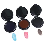 3 Color Contract Business Agreement Finance Mini Fingerprint Ink Pad Office Supplies Fingerprint Kit Thumbprint Ink Pad