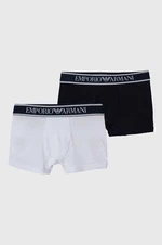 Detské boxerky Emporio Armani 2-pak biela farba