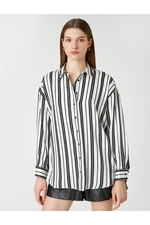 Koton Relaxed-fit Shirt with Long Sleeves