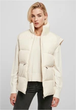 Women's Puffer Vest whitesand