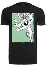 Looney Tunes Bugs Bunny Funny Face Black T-Shirt