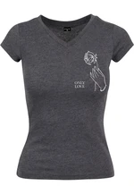 Ladies Only Love Tee Charcoal