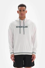 Dagi White Men's No Man's Land Printed Sweatshirt.