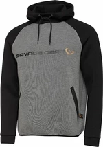 Savage Gear Horgászpulóver Tec-Foam Hoodie Dark Grey Melange XL