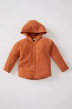 DEFACTO Baby Boy Hooded Long Sleeve Shirt