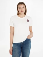 White women's T-shirt Tommy Hilfiger