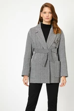 Koton Coat - Gray - Midi