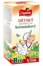 Apotheke Bio detský bylinný čaj rumančekový, 20 x 1 g