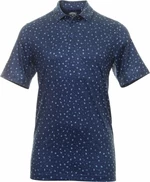 Callaway Mens Zodiac Novelty Print Polo Mazarine Blue M Chemise polo