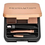 Makeup Revolution Brow Sculpt Kit - Dark paletka pro líčení obočí