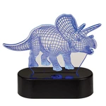 Detská lampička 3D TRICERATOPS