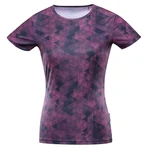 Women's T-shirt ALPINE PRO QUATRA neon knockout pink variant pa