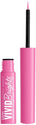 NYX PROFESSIONAL MAKEUP Vivid Bright Liquid Liner 08 Don't Pink Twice tekuté oční linky, 2 ml