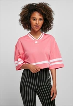 Dámský startér Cropped Mesh Jersey pinkgrapefruit/bílá