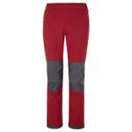 Kids softshell pants KILPI RIZO-J dark red